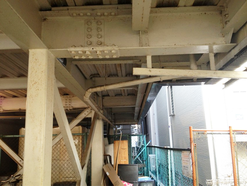 マンション鉄骨補強工事
